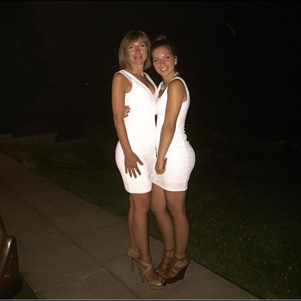 bodycon white dress